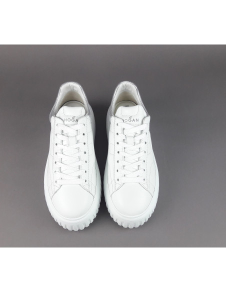 Hogan --- Stripes Donna Pelle Nappa Bianco Prezzo 430,00