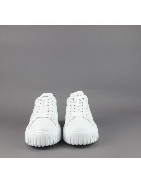 Hogan --- Stripes Donna Pelle Nappa Bianco Prezzo 430,00