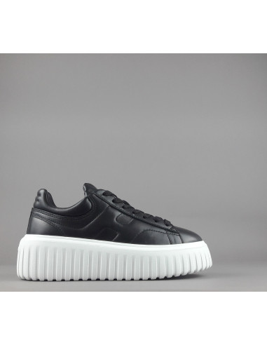 Hogan --- H-Stripes Donna H645 Pelle Nappa Nero Prezzo 430,00