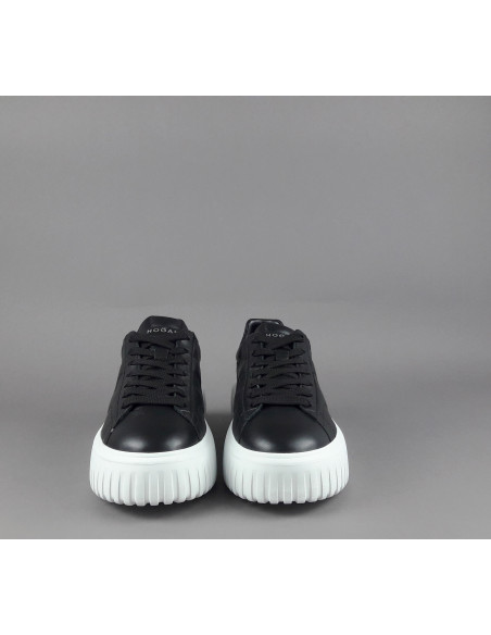 Hogan --- H-Stripes Donna H645 Pelle Nappa Nero Prezzo 430,00