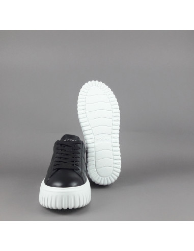 Hogan --- H-Stripes Donna H645 Pelle Nappa Nero Prezzo 430,00