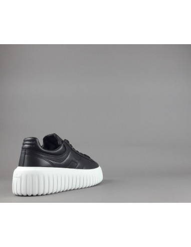 Hogan --- H-Stripes Donna H645 Pelle Nappa Nero Prezzo 430,00