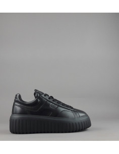 Hogan --- Stripes Donna Pelle Nappa Nero Prezzo 430,00