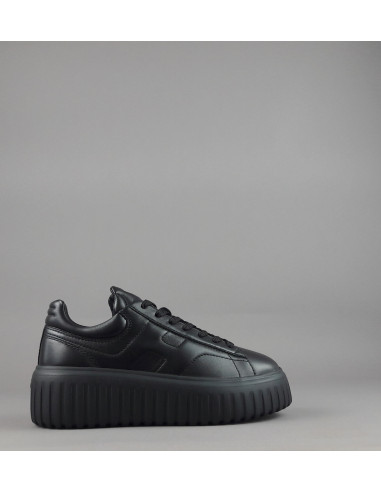 Hogan --- H-Stripes Donna H645 Pelle Nappa Nero Prezzo 430,00