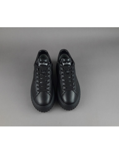 Hogan --- H-Stripes Donna H645 Pelle Nappa Nero Prezzo 430,00