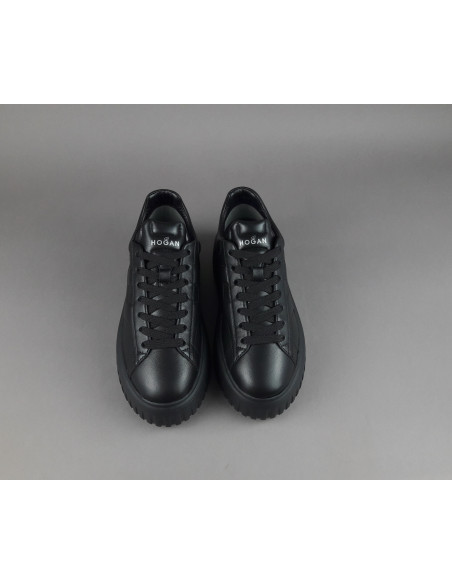 Hogan --- H-Stripes Donna H645 Pelle Nappa Nero Prezzo 430,00