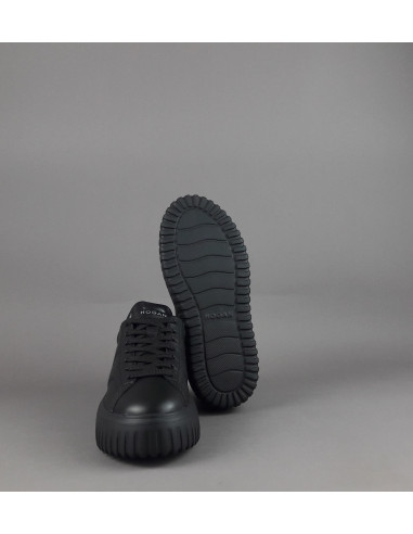 Hogan --- H-Stripes Donna H645 Pelle Nappa Nero Prezzo 430,00