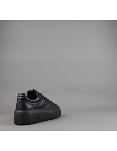 Hogan --- H-Stripes Donna H645 Pelle Nappa Nero Prezzo 430,00