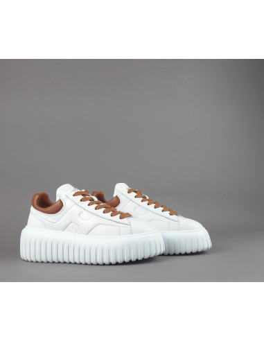 Hogan --- Stripes Donna Pelle Nappa Bianco Prezzo 430,00