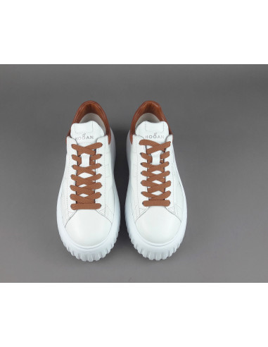 Hogan --- Stripes Donna Pelle Nappa Bianco Prezzo 430,00