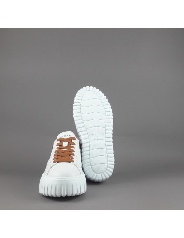 Hogan --- Stripes Donna Pelle Nappa Bianco Prezzo 430,00