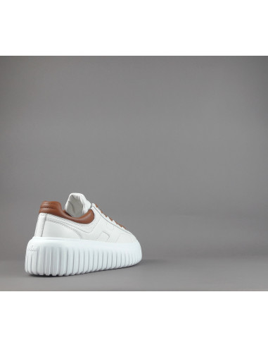 Hogan --- H-Stripes Donna H645 Pelle Nappa Bianco Prezzo 430,00