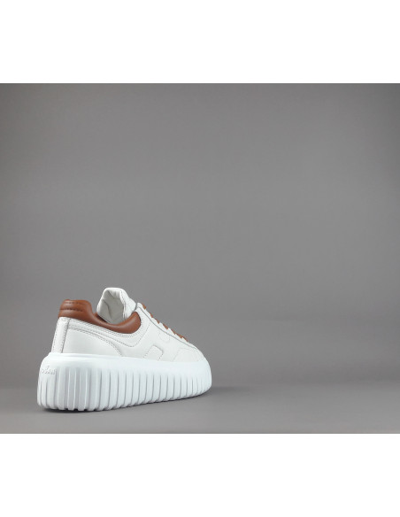 Hogan --- H-Stripes Donna H645 Pelle Nappa Bianco Prezzo 430,00