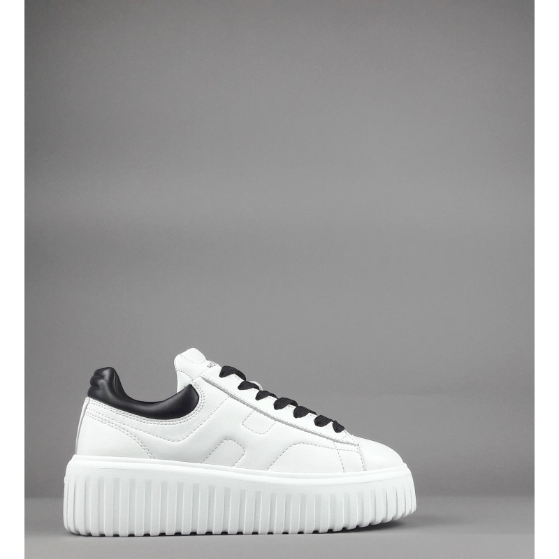 Hogan --- H-Stripes Donna H645 Pelle Nappa Bianco Prezzo 430,00