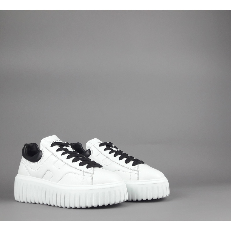 Hogan --- H-Stripes Donna H645 Pelle Nappa Bianco Prezzo 430,00