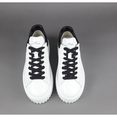 Hogan --- H-Stripes Donna H645 Pelle Nappa Bianco Prezzo 430,00