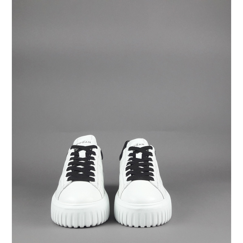 Hogan --- Stripes Donna Pelle Nappa Bianco Prezzo 430,00