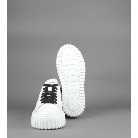 Hogan --- H-Stripes Donna H645 Pelle Nappa Bianco Prezzo 430,00