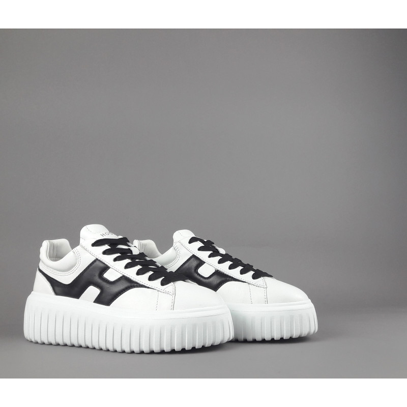 Hogan --- Stripes Donna Pelle Nappa Bianco Prezzo 430,00