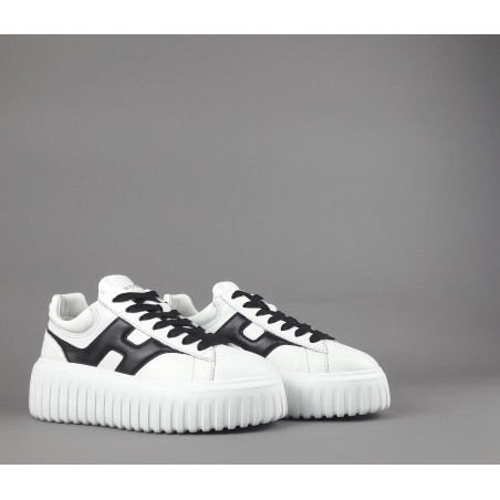 Hogan --- Stripes Donna Pelle Nappa Bianco Prezzo 430,00