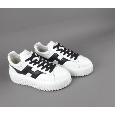 Hogan --- Stripes Donna Pelle Nappa Bianco Prezzo 430,00