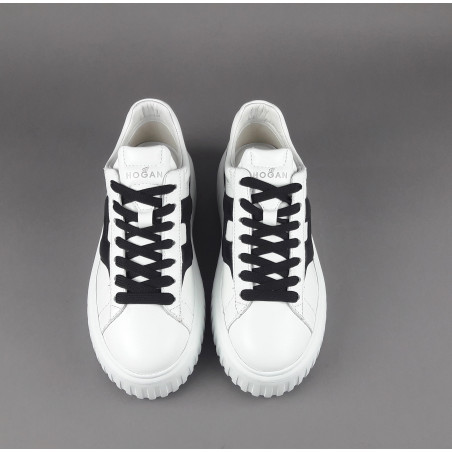 Hogan --- Stripes Donna Pelle Nappa Bianco Prezzo 430,00