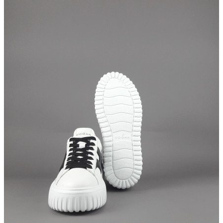 Hogan --- Stripes Donna Pelle Nappa Bianco Prezzo 430,00