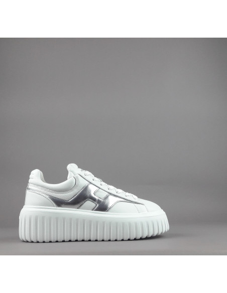 Hogan --- H-Stripes Donna H645 Pelle Nappa Bianco Prezzo 430,00