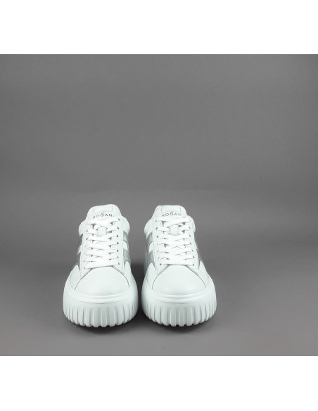 Hogan --- H-Stripes Donna H645 Pelle Nappa Bianco Prezzo 430,00