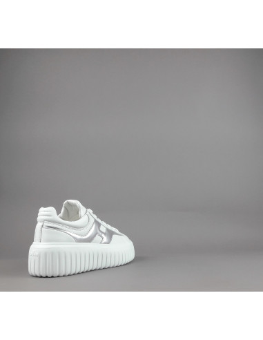 Hogan --- H-Stripes Donna H645 Pelle Nappa Bianco Prezzo 430,00