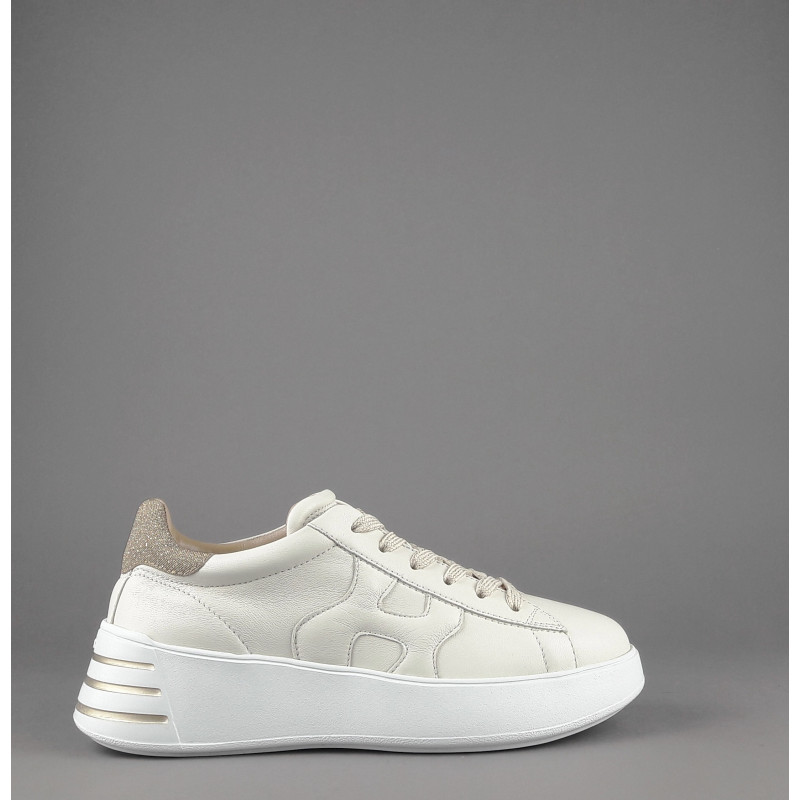 Hogan --- Rebel Donna H564 Pelle Avorio Prezzo 390,00