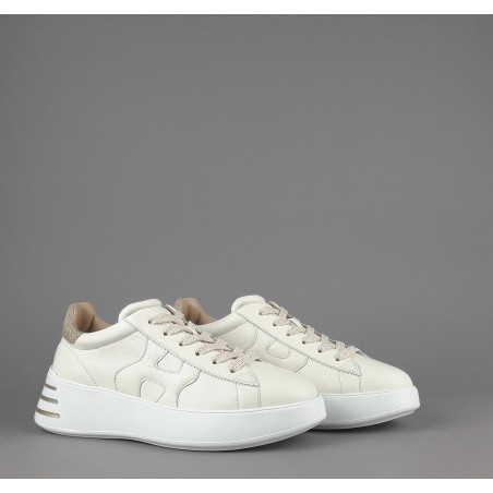 Hogan --- Rebel Donna H564 Pelle Avorio Prezzo 390,00