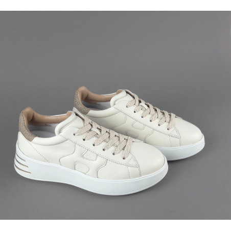Hogan --- Rebel Donna H564 Pelle Avorio Prezzo 390,00