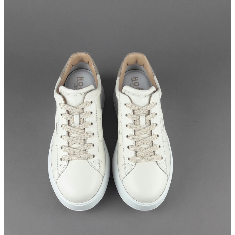 Hogan --- Rebel Donna H564 Pelle Avorio Prezzo 390,00