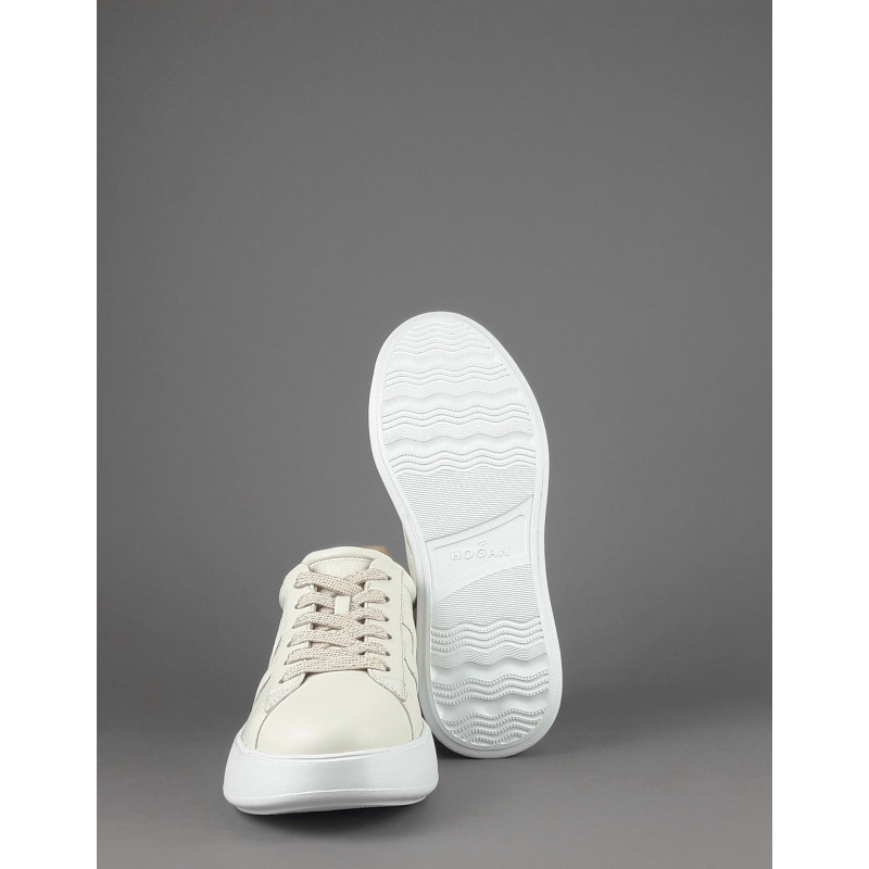 Hogan --- Rebel Donna H564 Pelle Avorio Prezzo 390,00