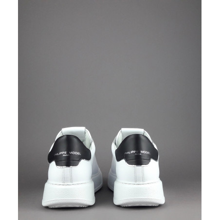 Philippe Model --- Temple Uomo Pelle Bianco Spoiler Nero Prezzo 320,00