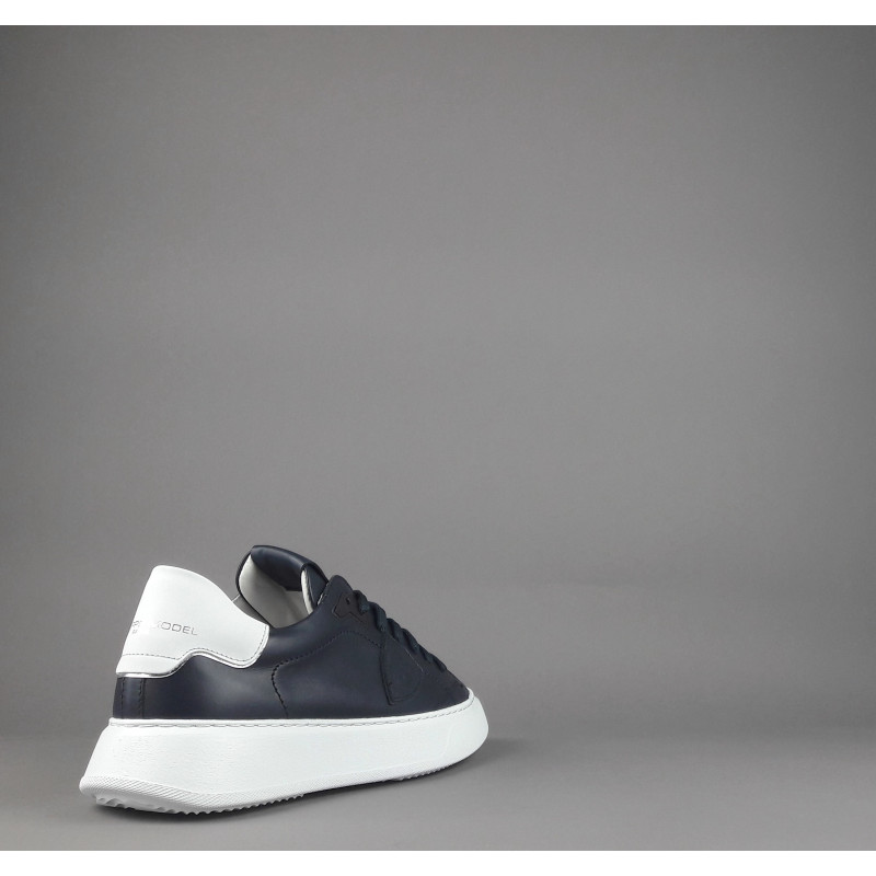 Philippe Model --- Temple Uomo Pelle Blu Scuro Prezzo 320,00