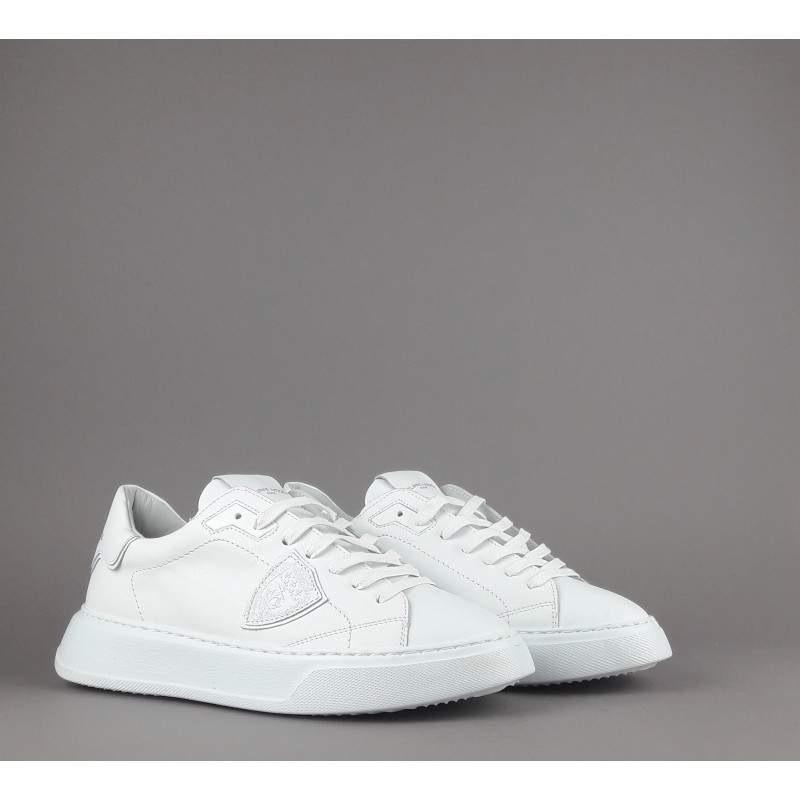 Philippe Model --- Temple Uomo Pelle Bianco Prezzo 320,00