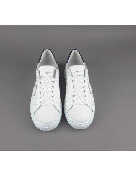 Philippe Model --- Temple Uomo Pelle Bianco Spoiler Blu Scuro Prezzo 340,00