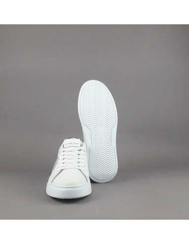 Philippe Model --- Temple Uomo Pelle Bianco Spoiler Blu Scuro Prezzo 340,00