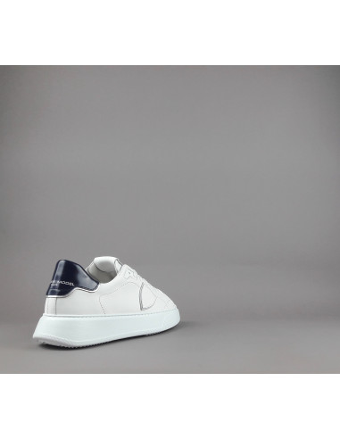 Philippe Model --- Temple Uomo Pelle Bianco Spoiler Blu Scuro Prezzo 340,00