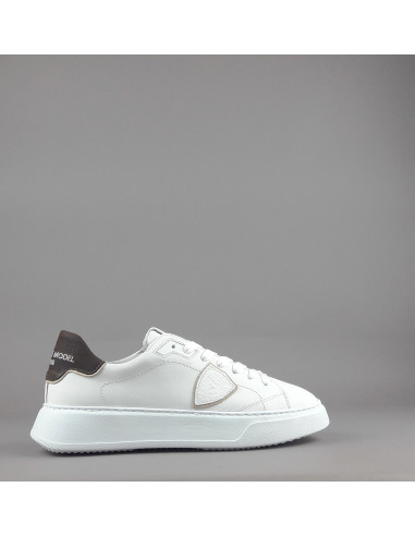 Philippe Model --- Temple Uomo Pelle Bianco Spoiler Testa Moro Prezzo 340,00