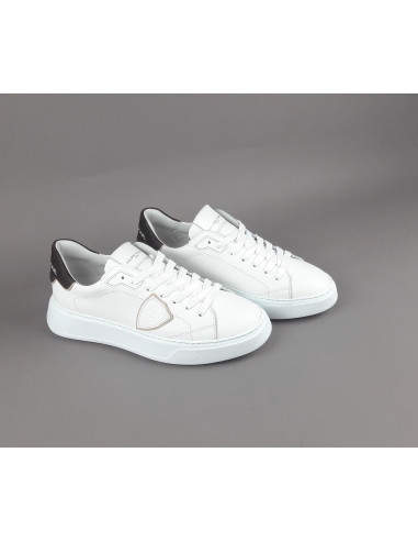 Philippe Model --- Temple Uomo Pelle Bianco Spoiler Testa Moro Prezzo 340,00