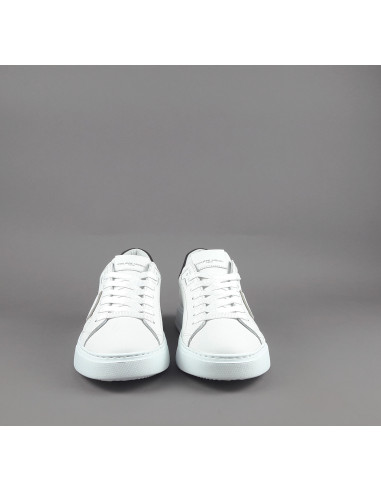 Philippe Model --- Temple Uomo Pelle Bianco Spoiler Testa Moro Prezzo 340,00