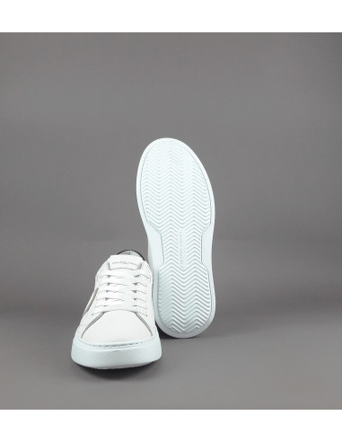 Philippe Model --- Temple Uomo Pelle Bianco Spoiler Testa Moro Prezzo 340,00