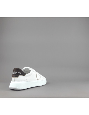 Philippe Model --- Temple Uomo Pelle Bianco Spoiler Testa Moro Prezzo 340,00