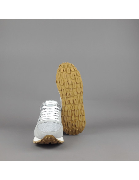 Philippe Model --- Tropez Uomo Camoscio Tela Grigio Chiaro Prezzo 295,00