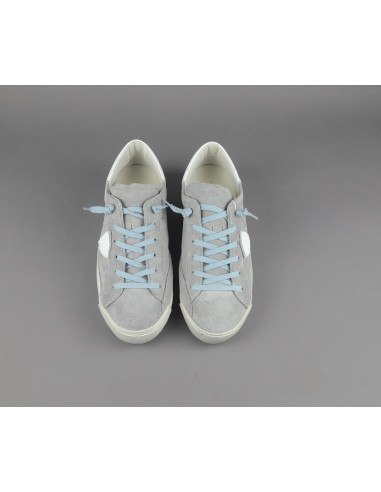 Philippe Model --- Paris Uomo Camoscio Grigio Chiaro Prezzo 340,00