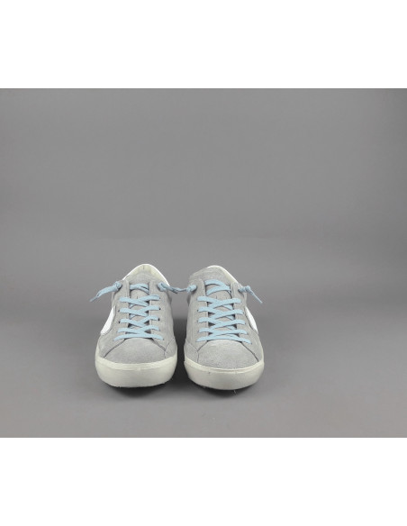 Philippe Model --- Paris Uomo Camoscio Grigio Chiaro Prezzo 340,00