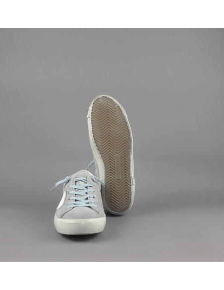 Philippe Model --- Paris Uomo Camoscio Grigio Chiaro Prezzo 340,00